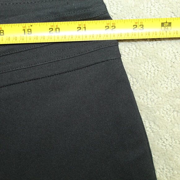 JM Collection Black Dress Pull On Rivet Pants Slim Leg Size 24WP Plus Petite NWT - Picture 7 of 8